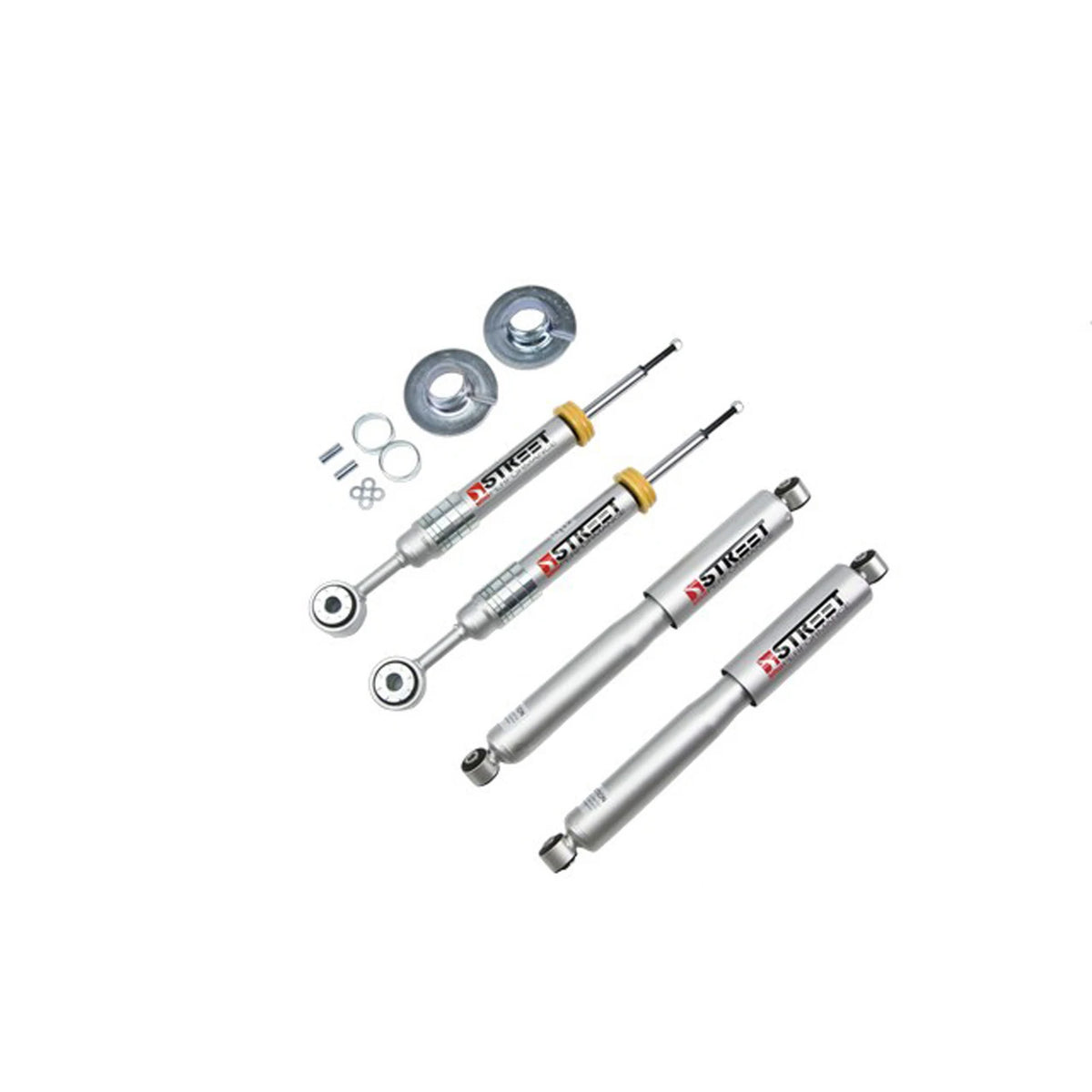 Belltech Street Performance Shock Set (+1" to -4" Front / 5.5" Rear Drop) for 2004-2008 Ford F-150 RWD