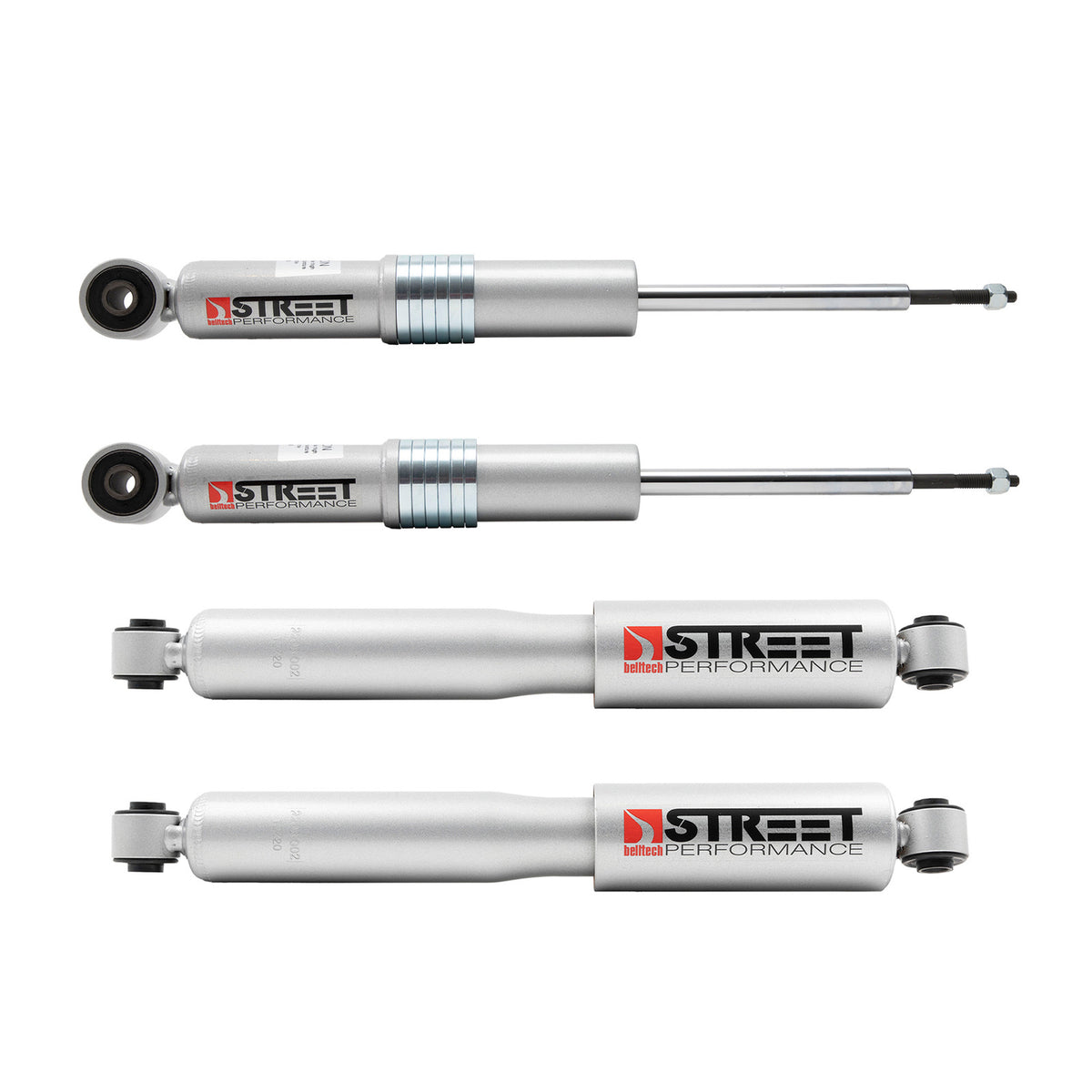 Belltech Street Performance Shock Set (0-3" Front / 4" Rear Drop) for 2018-2022 GMC Canyon RWD/4WD