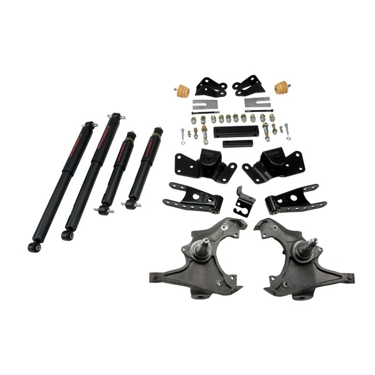 Belltech Lowering Kit w/Nitro Drop 2 Shocks (3" Front / 4" Rear Drop) for 1999-2000 Chevrolet C2500 Crew Cab RWD 8-Lug Single Rear Wheel