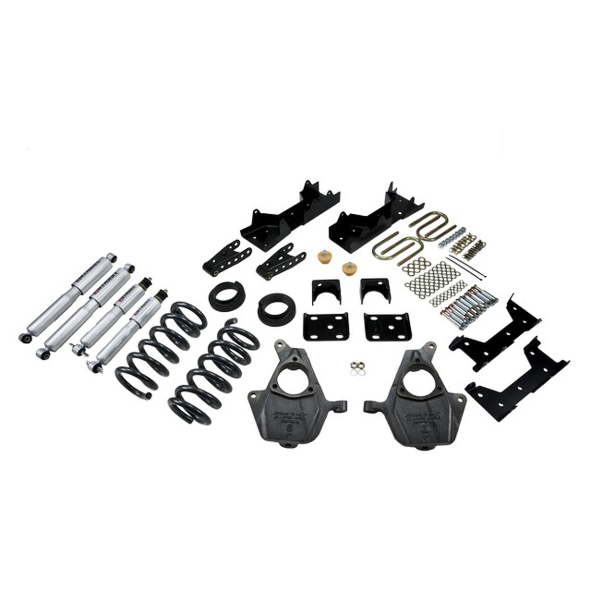 Belltech Lowering Kit w/Street Performance Shocks (4-5" Front / 7" Rear Drop) for 2004-2006 GMC Sierra 1500 Crew Cab RWD
