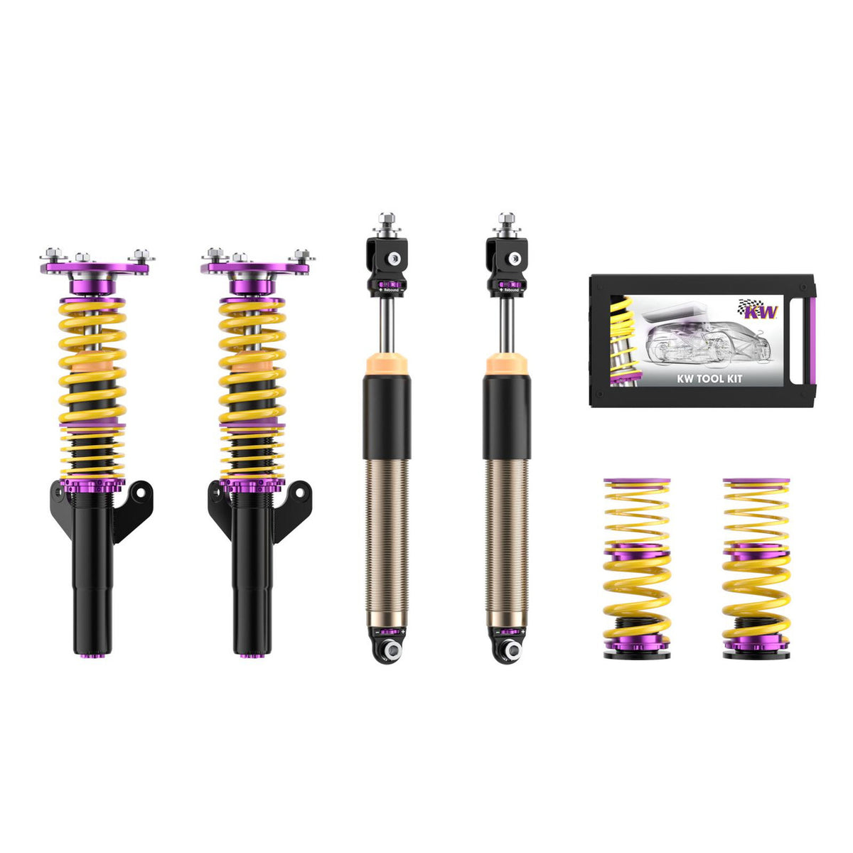 KW Suspension V3 Racing Kit for 2010-2012 Renault Clio III, R-Compound