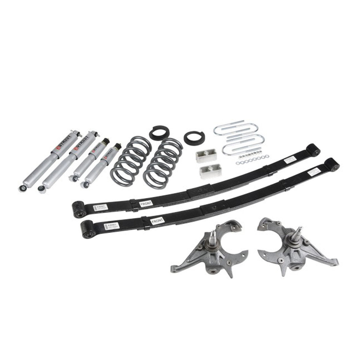 Belltech Lowering Kit w/Street Performance Shocks (4-5" Front / 5" Rear Drop) for 1995-1997 GMC Jimmy 6-Cyl RWD