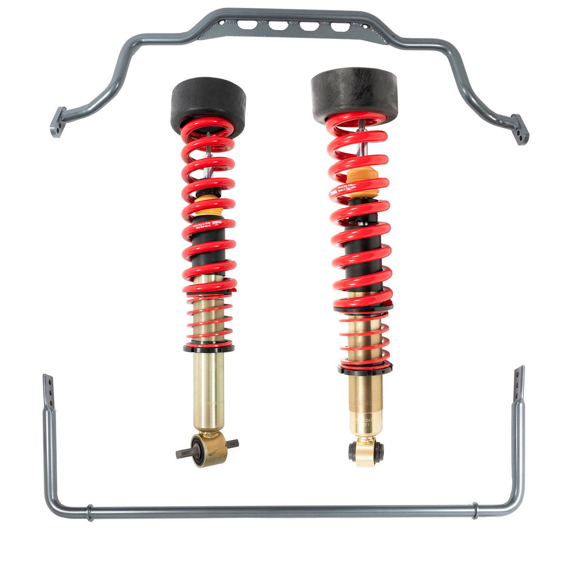 Belltech Performance Handling Kit w/Height Adjustable Coilovers & Sway Bar Set (0.5-2" Front / 1-2.5" Rear Drop) for 2021-2024 GMC Yukon RWD/4WD w/o Magnetic Ride