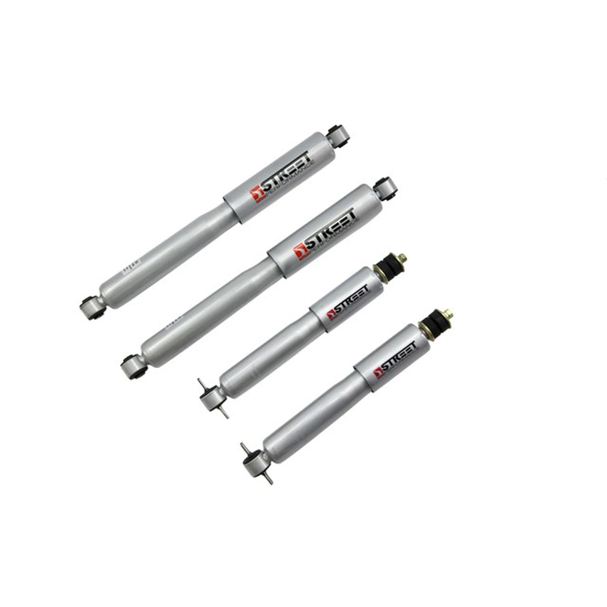 Belltech Street Performance Shock Set (2" Front / 3" Rear Drop) for 1999-2018 Chevrolet Silverado 1500 RWD/4WD