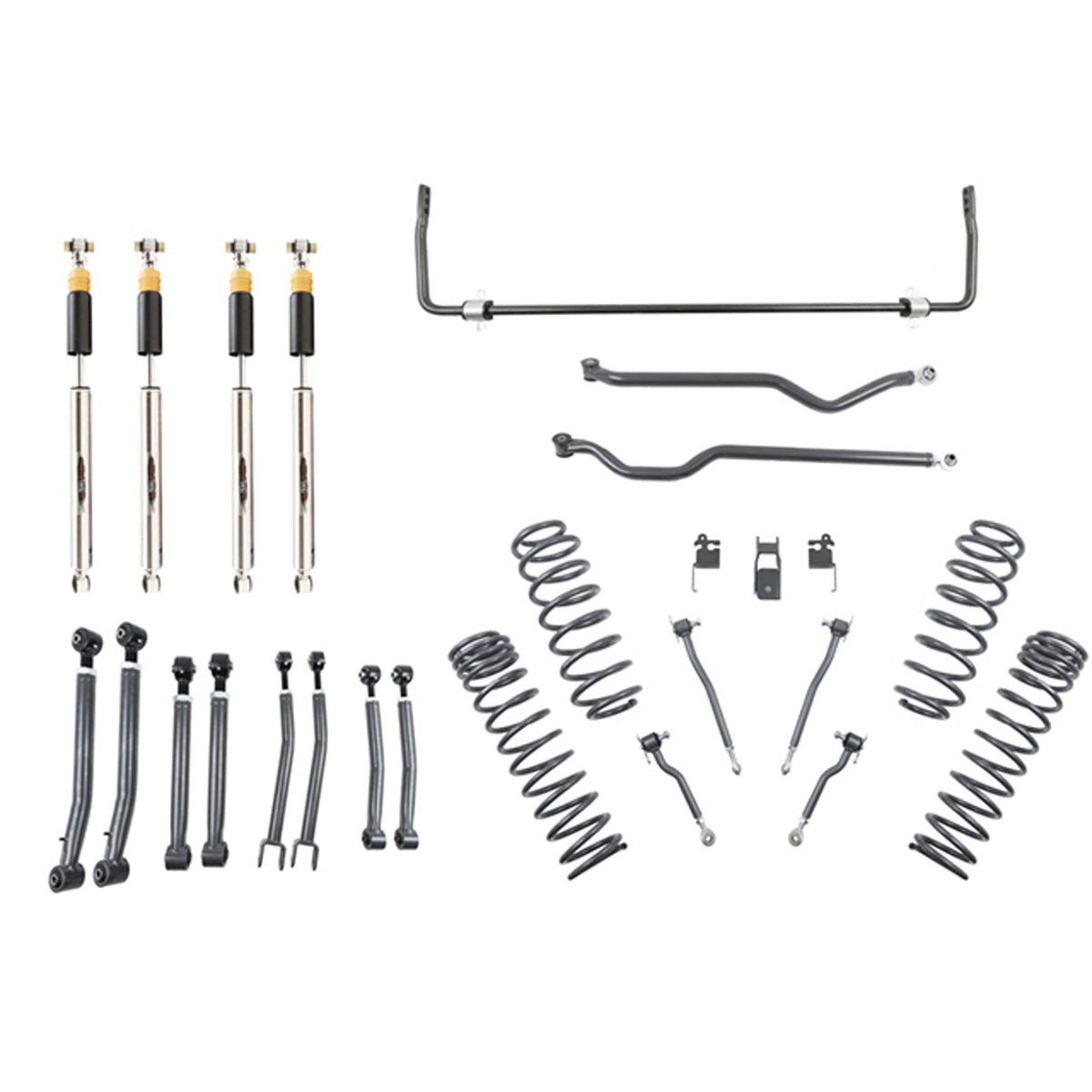 Belltech 4" Lift Kit (Front and Rear Trail Performance Plus Shocks) for 2018-2026 Jeep Wrangler Rubicon 4WD 4-Door