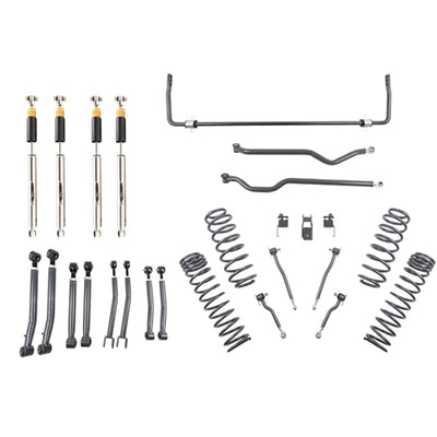 Belltech 4" Lift Kit (Front and Rear Trail Performance Plus Shocks) for 2018-2026 Jeep Wrangler Rubicon 4WD 4-Door
