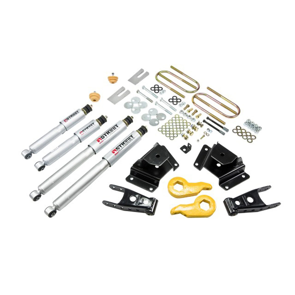 Belltech Lowering Kit w/Street Performance Shocks (1-3" Front / 3" Rear Drop) for 1997-2003 Ford F-150 4WD