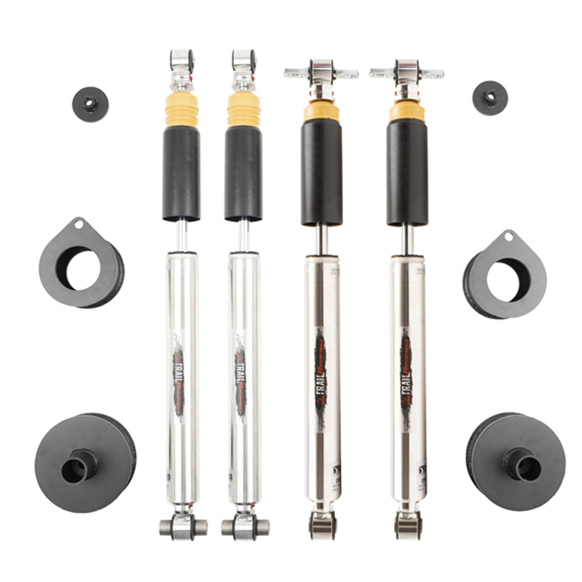 Belltech 2.5" Leveling Kit w/Damping Adjustable Front & Rear Shocks for 2007-2017 Jeep Wrangler Rubicon 4WD 4-Door