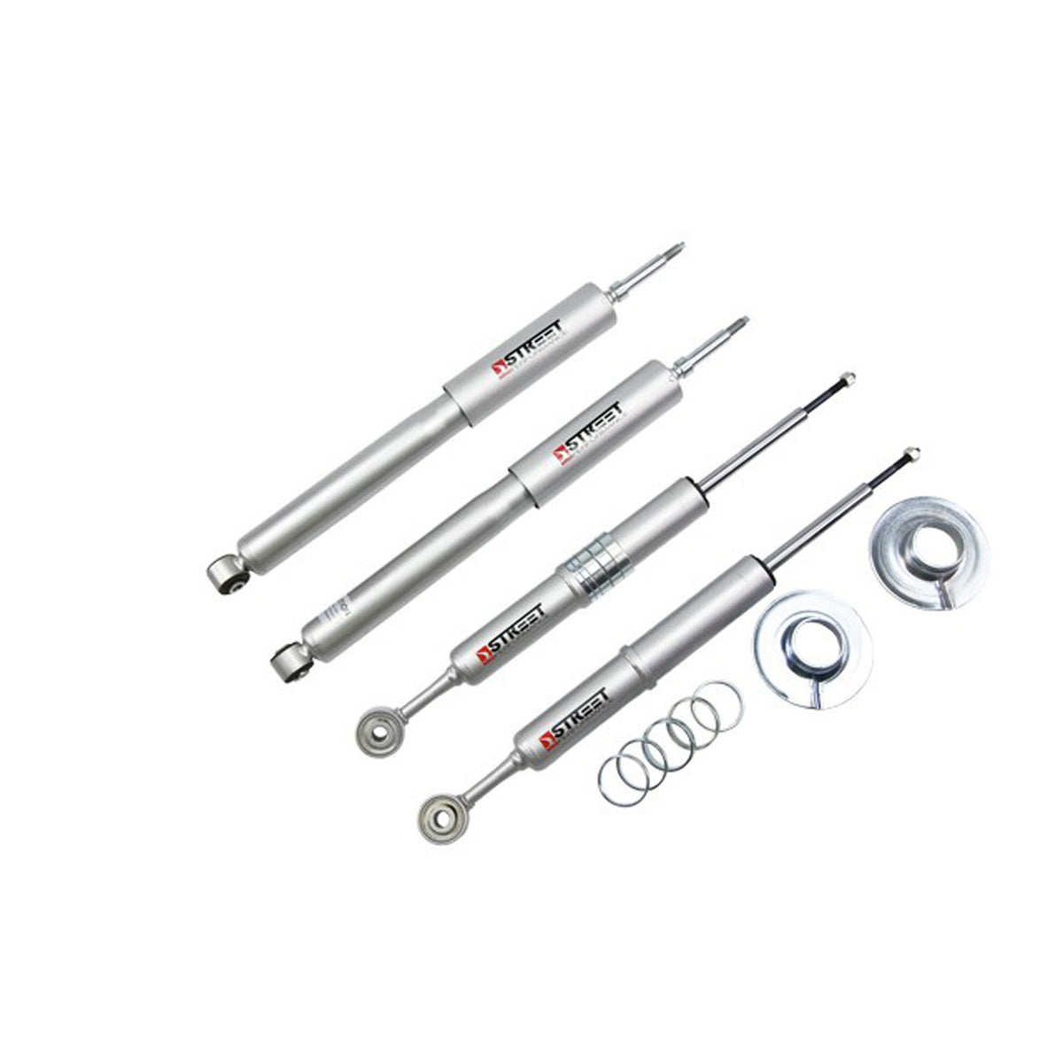 Belltech Street Performance Shock Set (2.5" Front / 0" Rear Lift) for 2007-2021 Toyota Tundra RWD/4WD