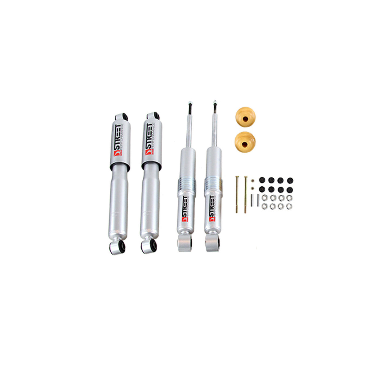 Belltech Street Performance Shock Set (2.5" Front / 0" Rear Lift) for 2015-2017 Chevrolet Colorado RWD/4WD