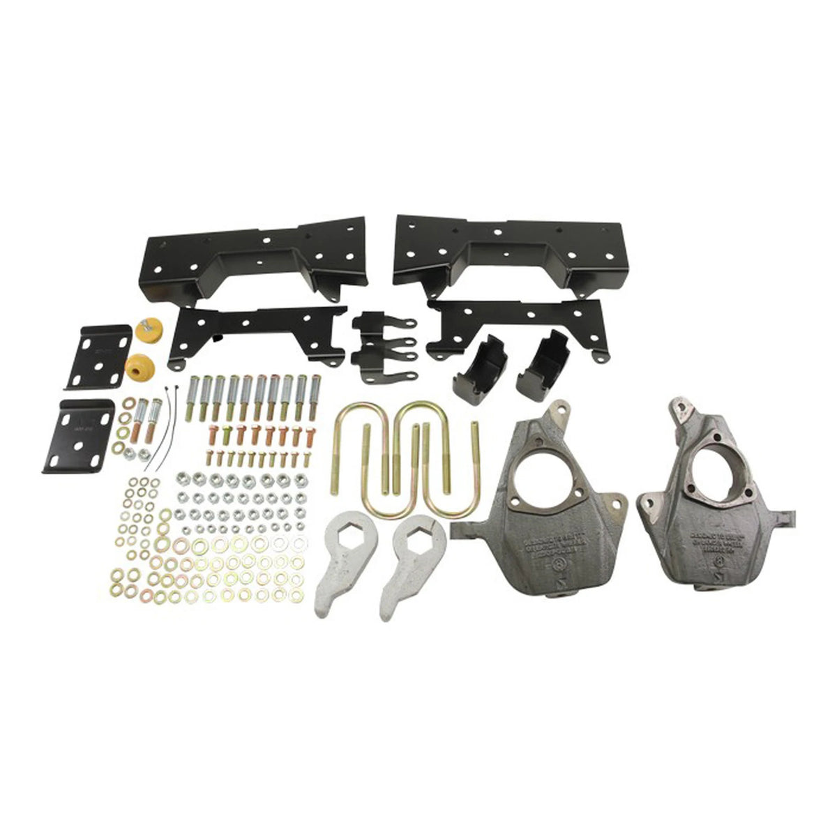 Belltech Lowering Kit w/o Shocks (Front Torsion Bar Suspension Only, 3" or 4" Front / 6" Rear Drop) for 2005-2006 Chevrolet Silverado 1500 Standard Cab RWD w/Front Torsion Bars
