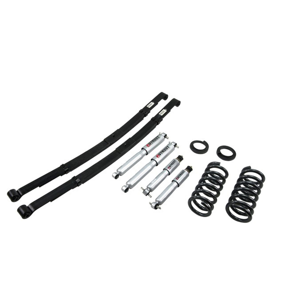 Belltech Lowering Kit w/Street Performance Shocks (2-3" Front / 3" Rear Drop) for 1992-1998 GMC C2500 Suburban RWD 6-Lug
