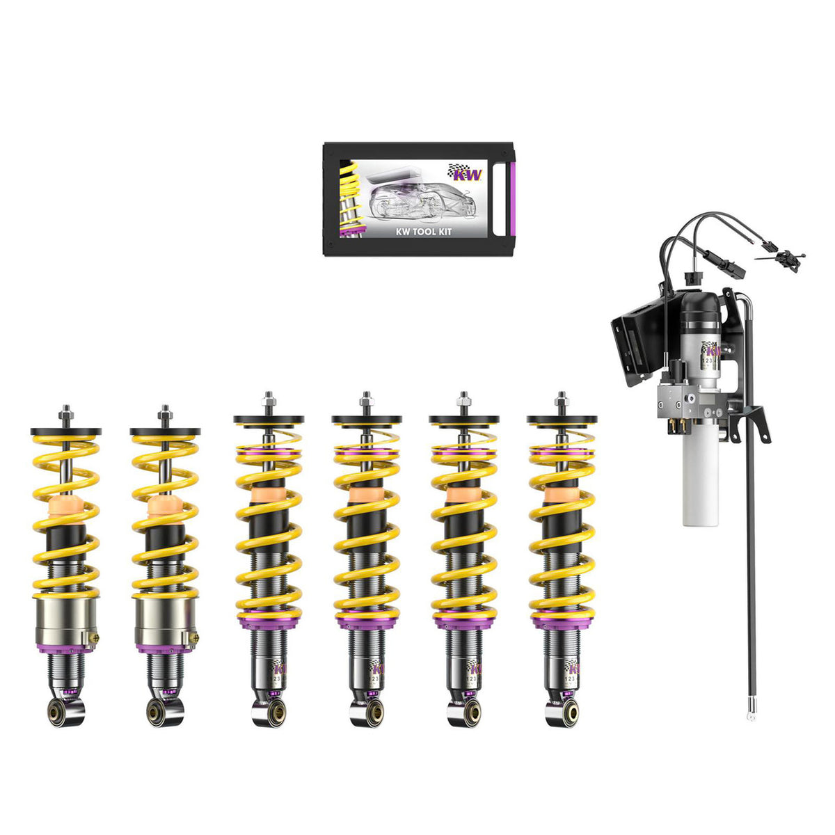 KW Suspension Variant 3 Adjustable Coilover Kit for 1985-1991 Ferrari Testarossa 35242219