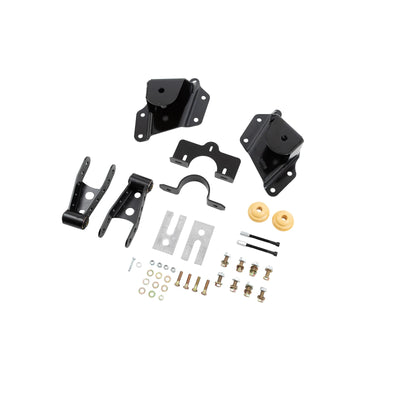 Belltech Shackle & Hanger Kit (3" Drop) for 1999-2006 Chevrolet Silverado 1500 Extended Cab RWD/AWD/4WD Short Bed