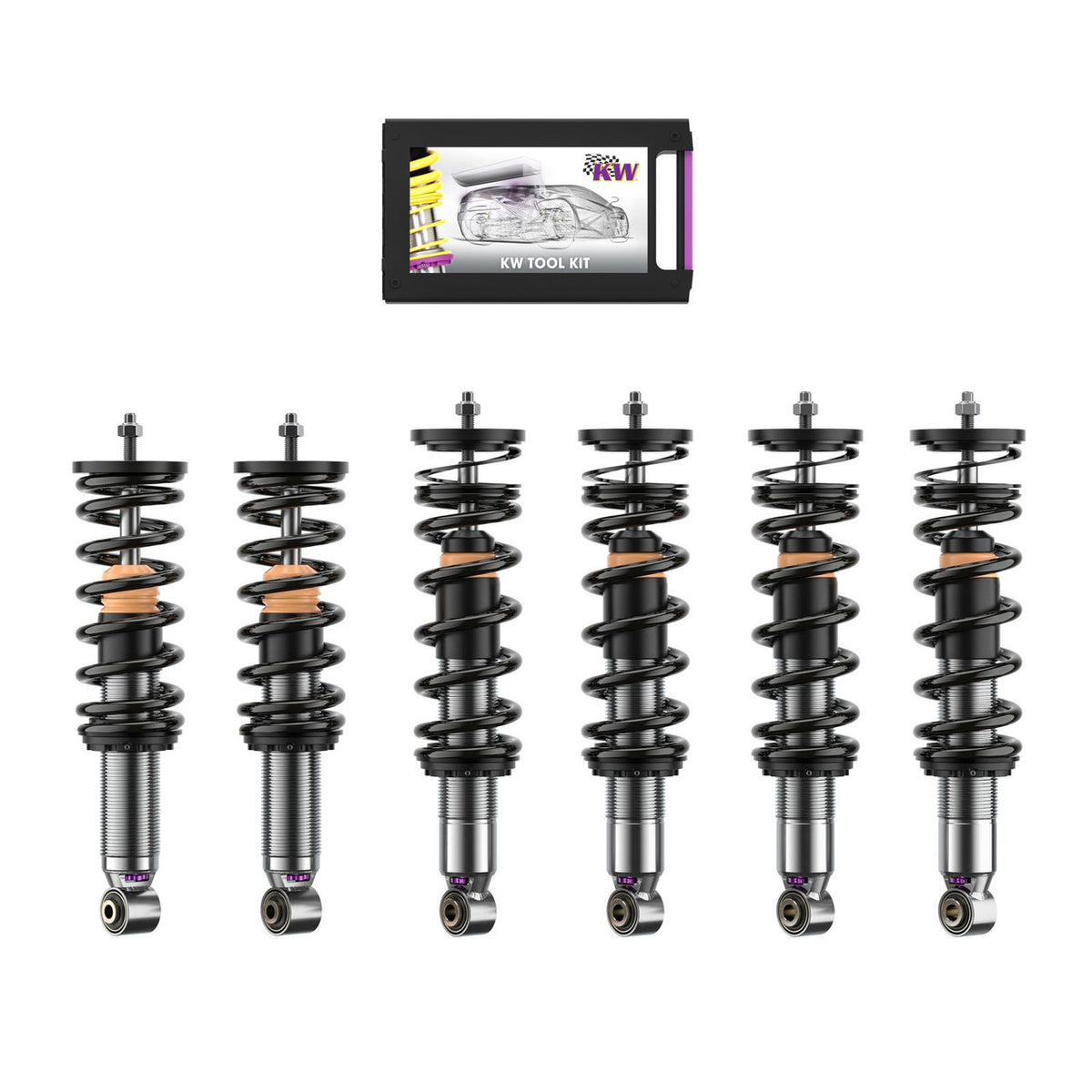KW Suspension Variant 3 Classic Coilover Kit for 1985-1991 Ferrari Testarossa 35242019-B
