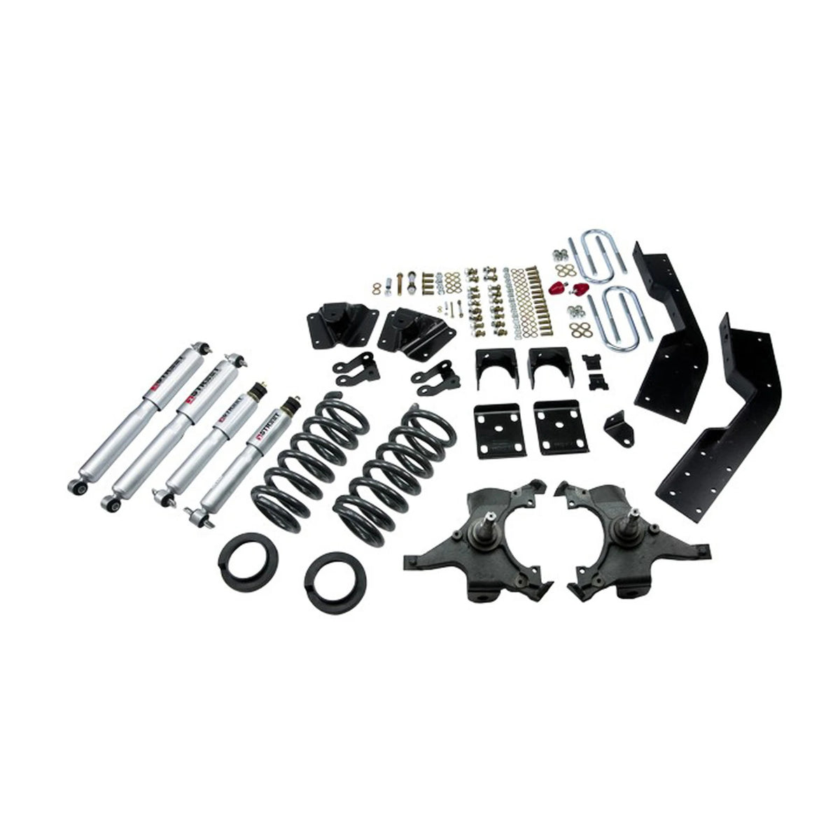 Belltech Lowering Kit w/Street Performance Shocks (4-5" Front / 7" Rear Drop) for 1995-1999 Chevrolet C1500 Suburban RWD