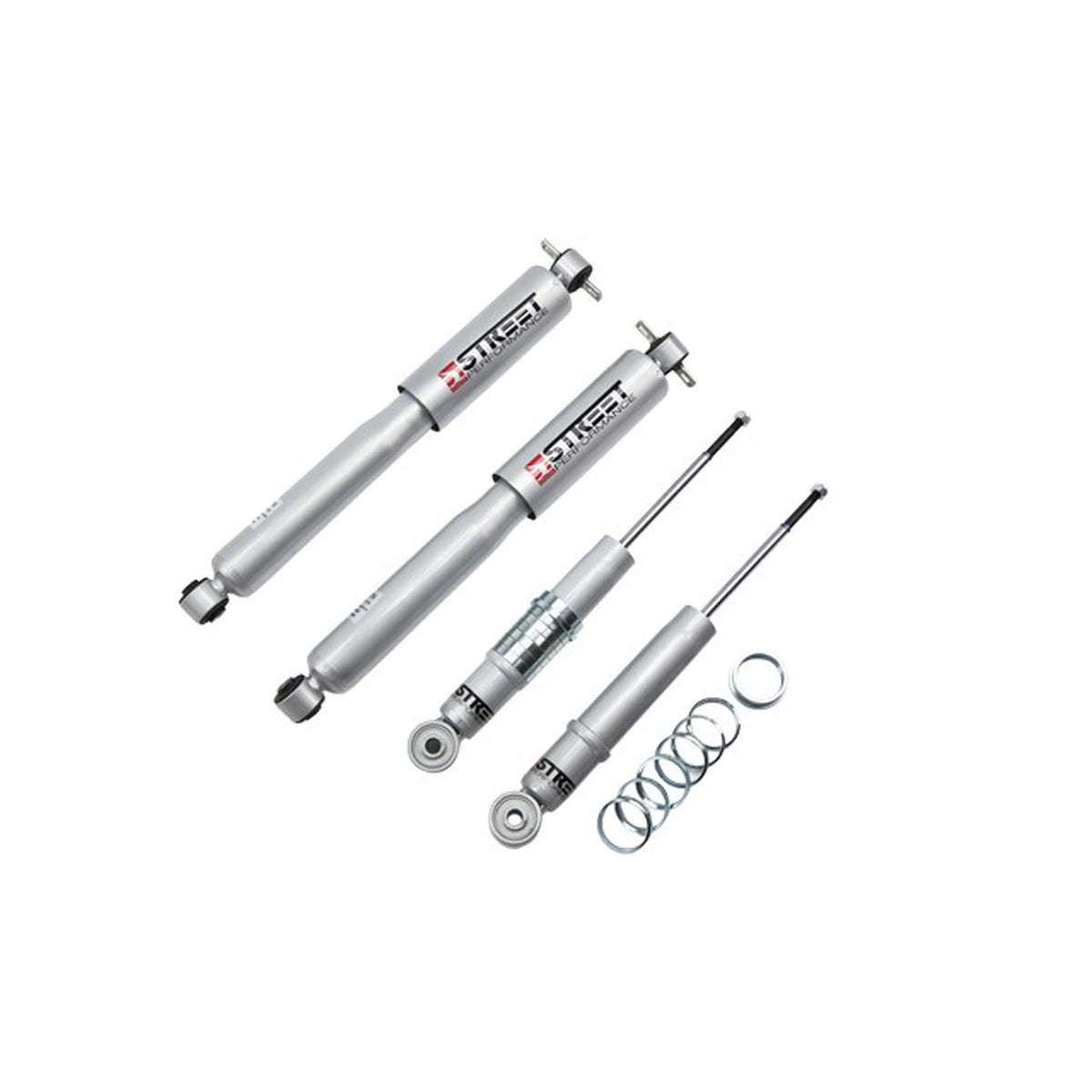 Belltech Street Performance Shock Set (0-2" Front / 0-3" Rear Drop) for 2004-2012 Chevrolet Colorado RWD