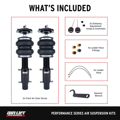 Air Lift Performance GTI air struts front kit, photo 4