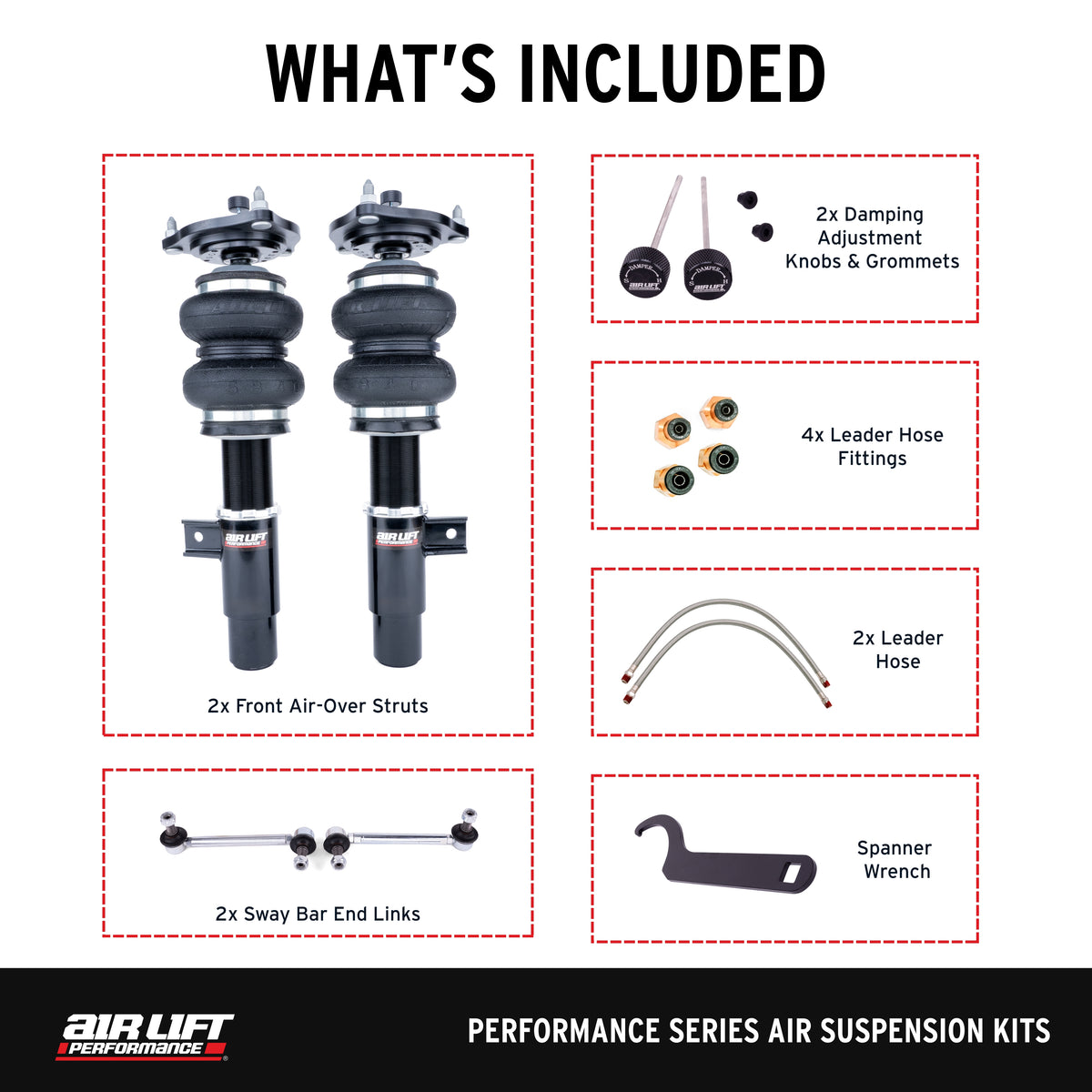 Air Lift Performance Civic air struts front kit, photo 4