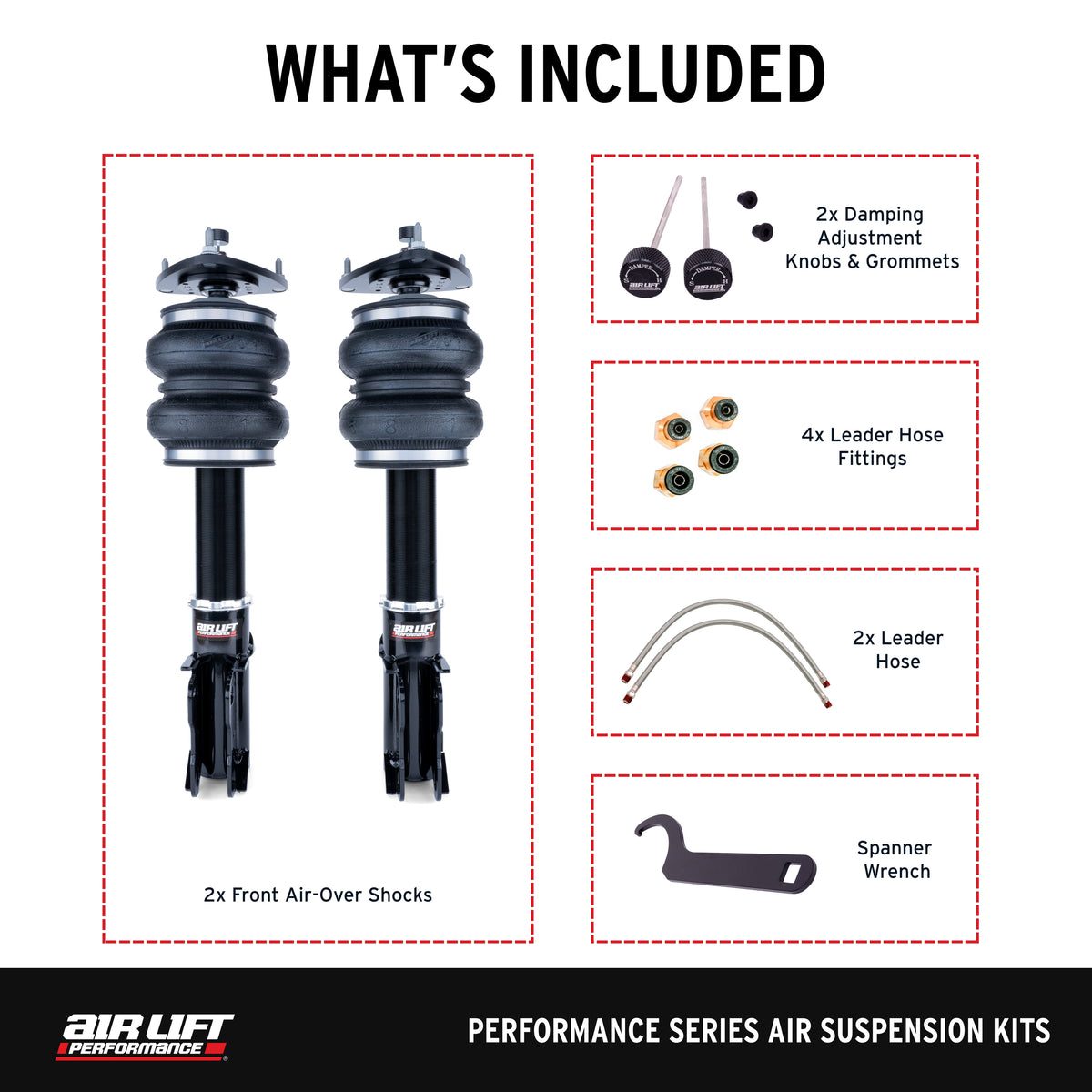 Air Lift Performance Camaro air struts front kit, photo 4