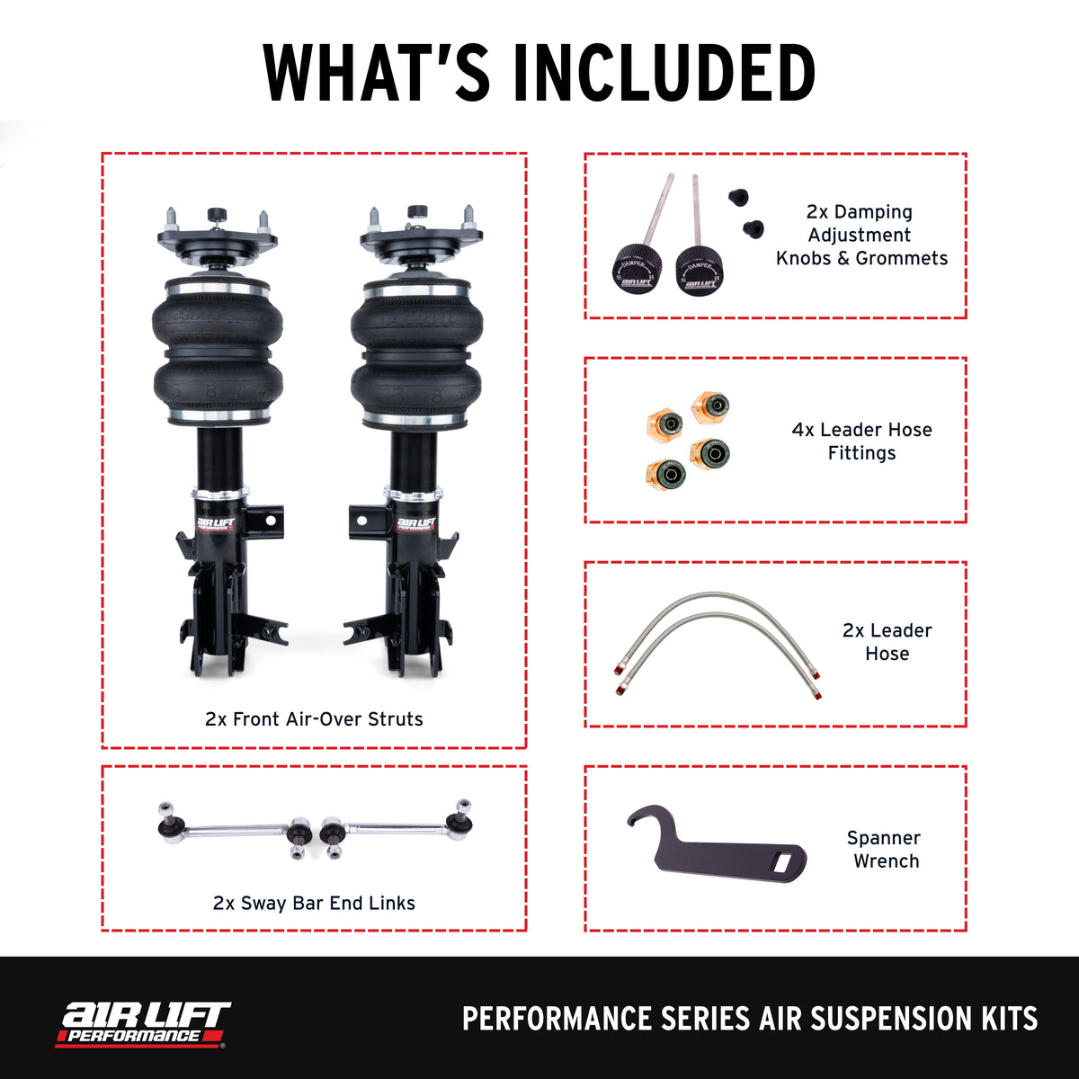 Air Lift Performance Civic Si air struts front kit, photo 4