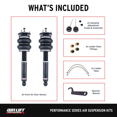 Air Lift Performance GS300 air struts front kit, photo 4