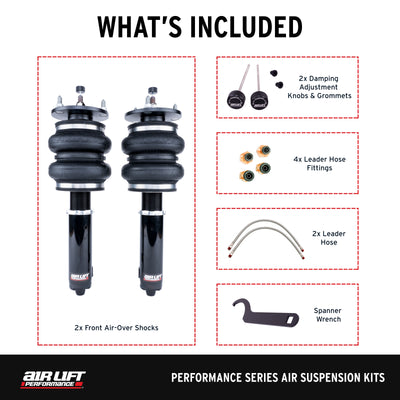 Air Lift Performance IS350 air struts front kit, photo 4