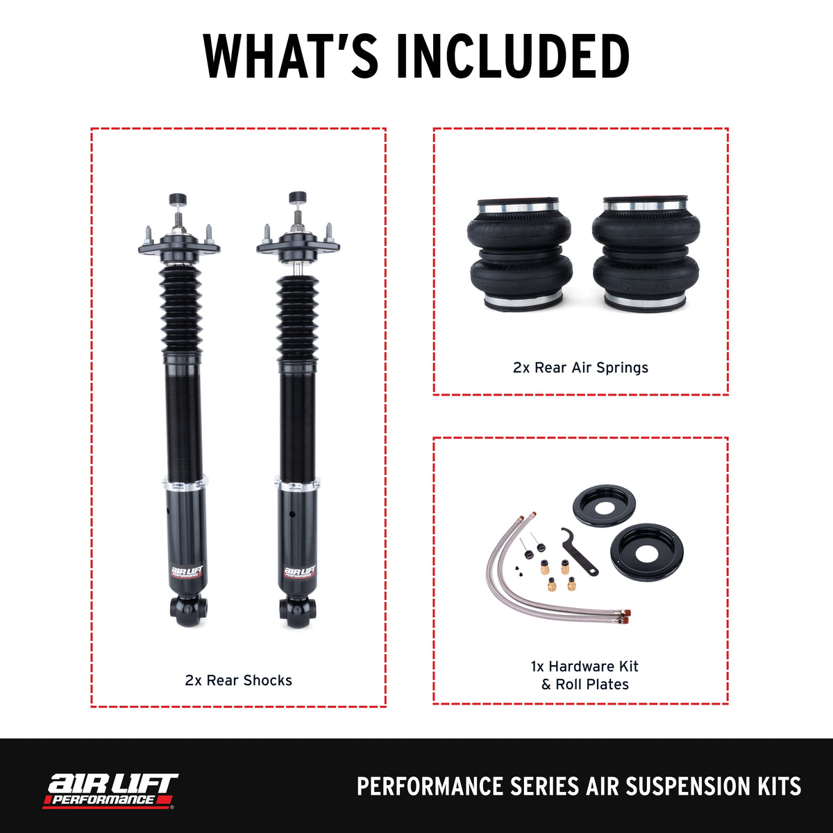 Air Lift Performance Rear Kit for 1986-1993 BMW 3 Series (E30) 76530