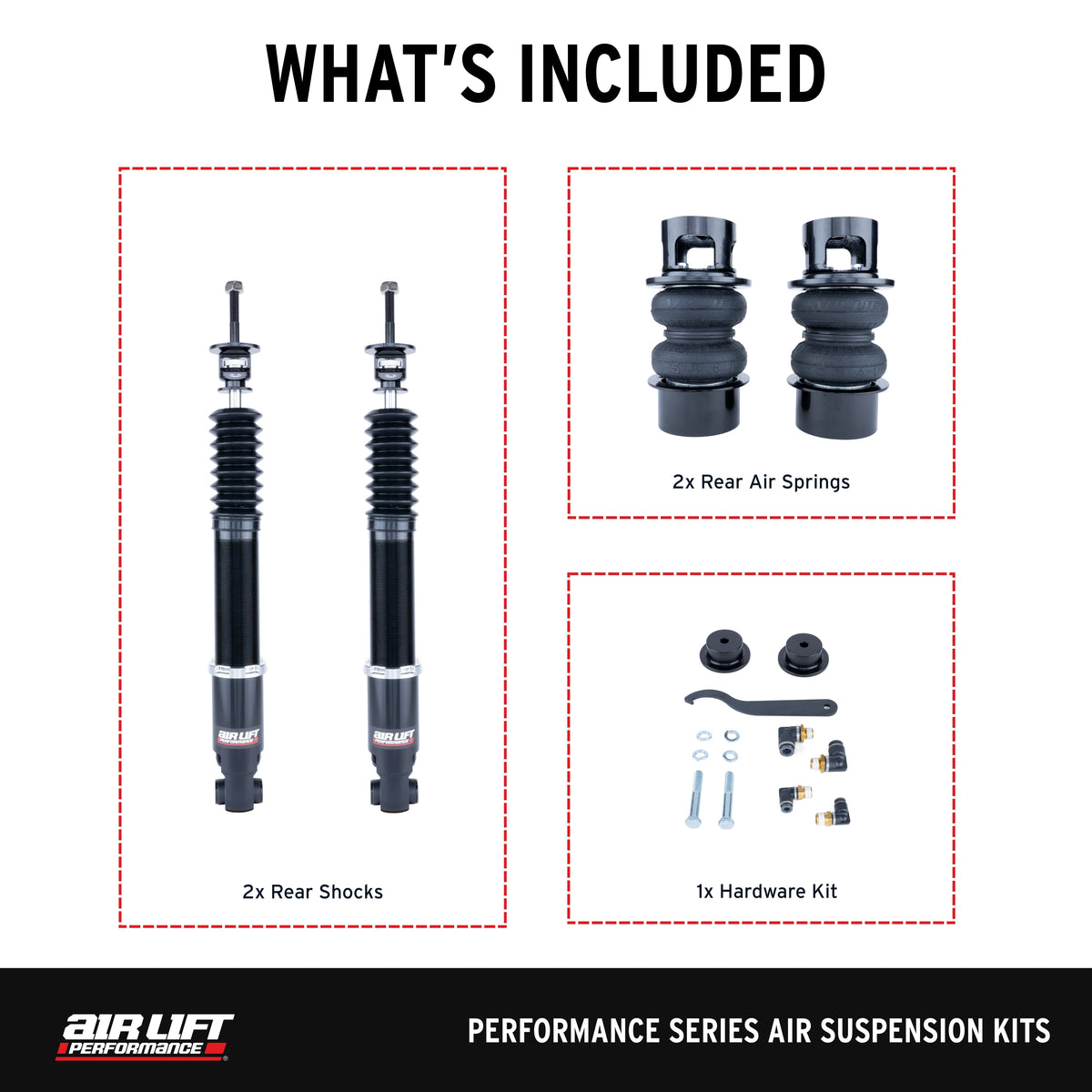 Air Lift Performance Camaro air struts rear kit, photo 4