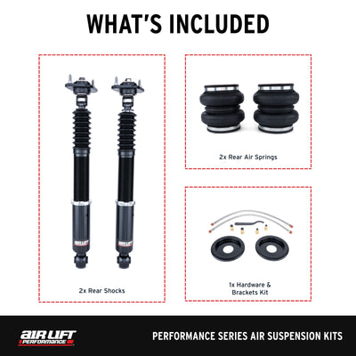 Air Lift Performance Rear Kit for 1993-2000 BMW 3 Series Compact (E36) 76536