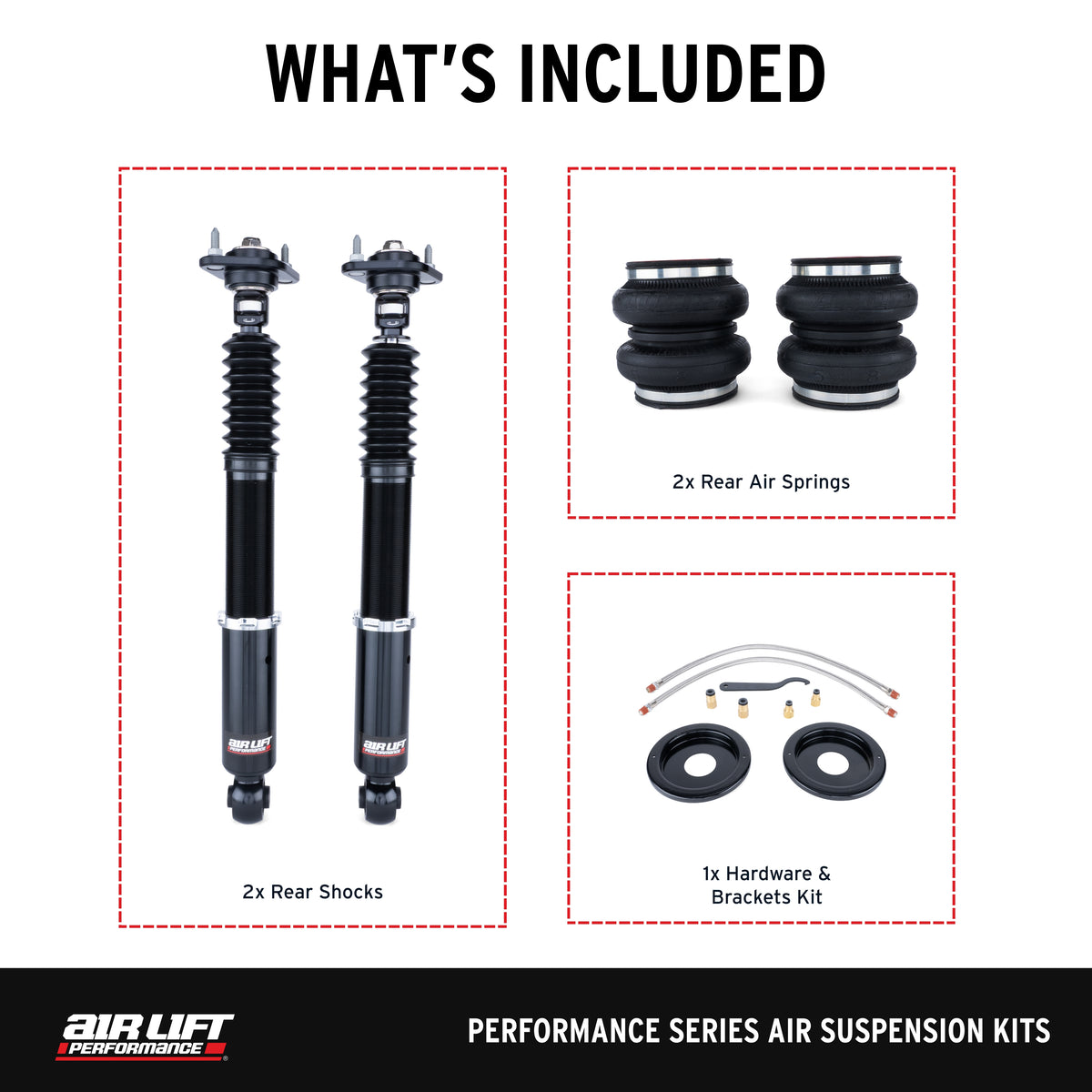 Air Lift Performance Rear Kit for 1996-2002 BMW Z3 (E36) 76536
