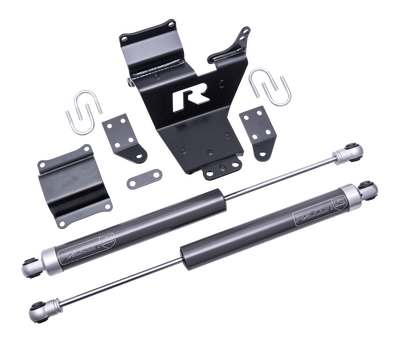 ReadyLift Dual Steering Stabilizer Kit for 2005-2026 Ford F-450 Super Duty Diesel 4WD 77-23201