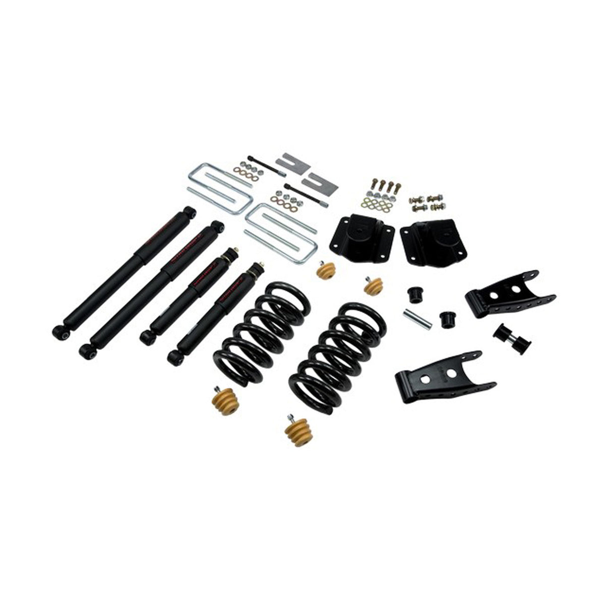 Belltech Lowering Kit w/Nitro Drop 2 Shocks (3" Front / 4" Rear Drop) for 1994-2002 Dodge Ram 3500 V10/Diesel RWD