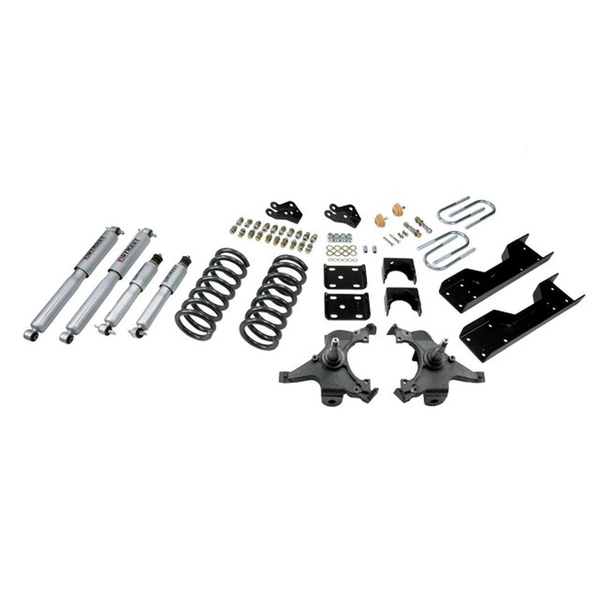 Belltech Lowering Kit w/Street Performance Shocks (4-5" Front / 6" Rear Drop) for 1990-1993 Chevrolet C1500 Standard Cab 454 SS RWD
