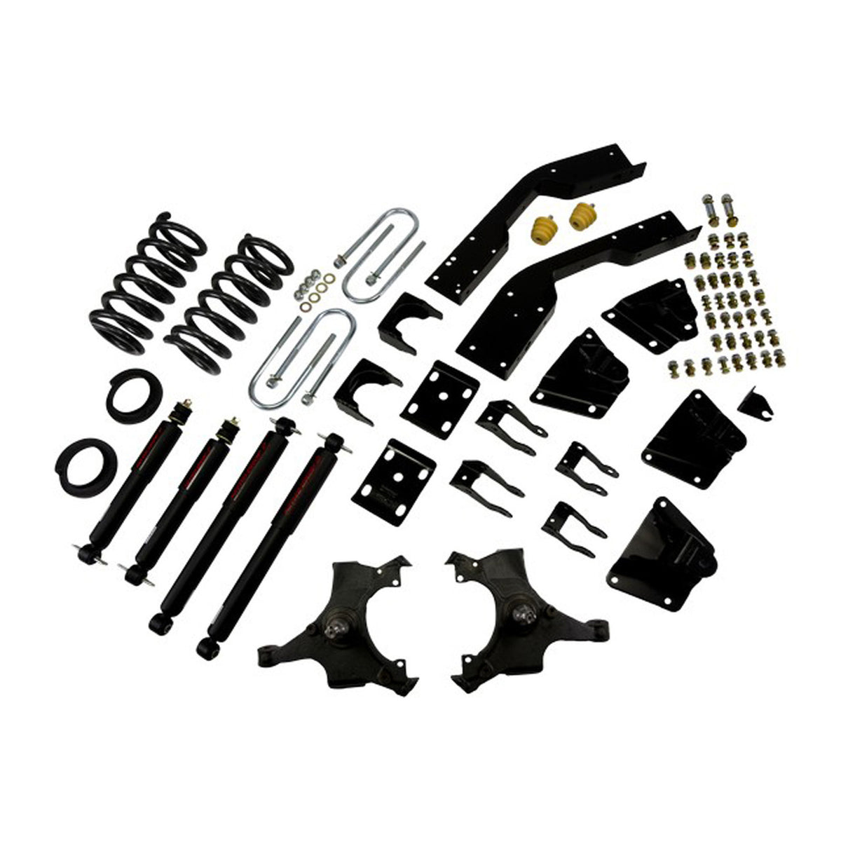 Belltech Lowering Kit w/Nitro Drop 2 Shocks (4-5" Front / 7" Rear Drop) for 1995-1998 Chevrolet C2500 Suburban RWD 6-Lug