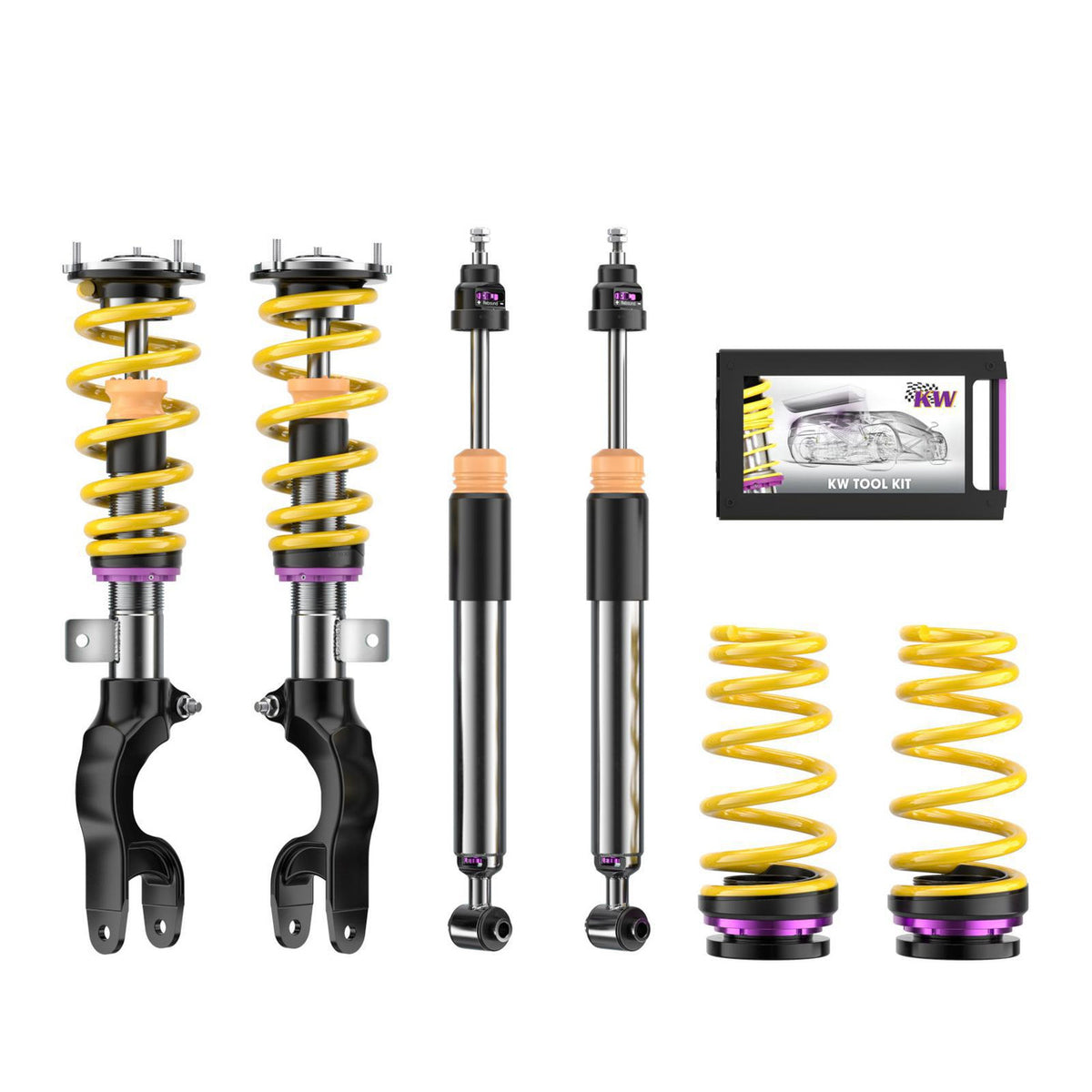 KW Suspension Variant 3 Adjustable Leveling Coilover Kit for 2020-2026 Tesla Model Y AWD 3520887010