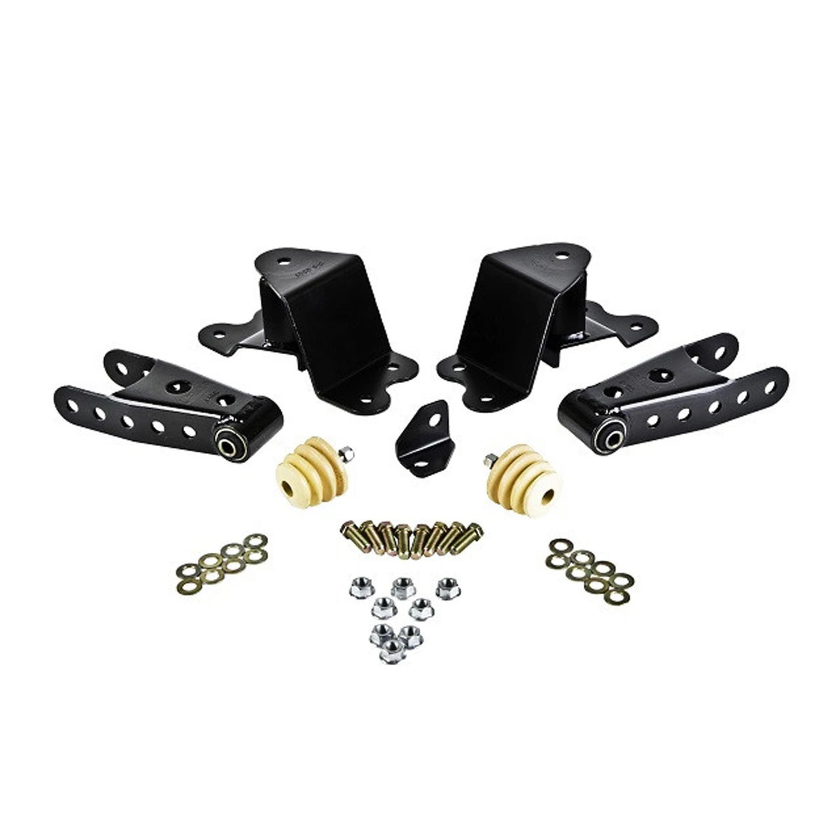 Belltech Shackle & Hanger Kit (4" Drop) for 1988-1998 Chevrolet C1500 Standard Cab RWD