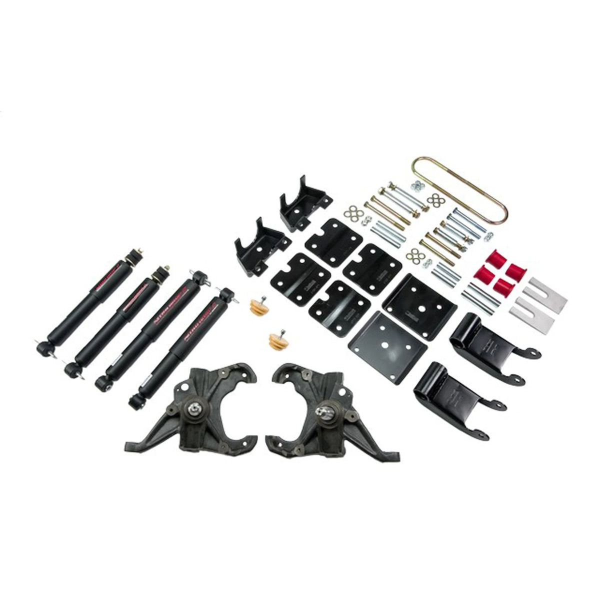 Belltech Lowering Kit w/Nitro Drop 2 Shocks (2" Front / 3.5" Rear Drop) for 1995-2002 Chevrolet Astro w/Factory Steel Leaf RWD