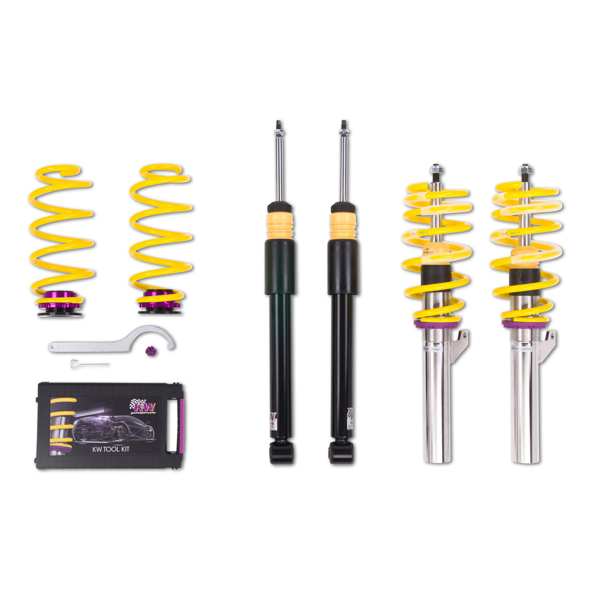 KW Suspension Street Comfort Coilover Kit for 2015 Volkswagen Golf TDI 18081028 - photo 2