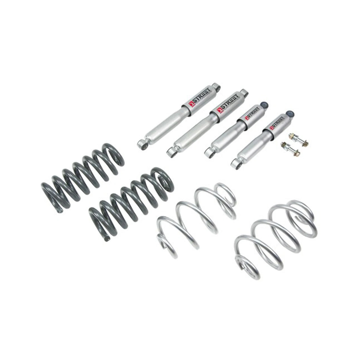 Belltech Lowering Kit w/Street Performance Shocks (1" Front / 2" Rear Drop) for 1967-1972 GMC C15/C1500 Pickup V8 RWD