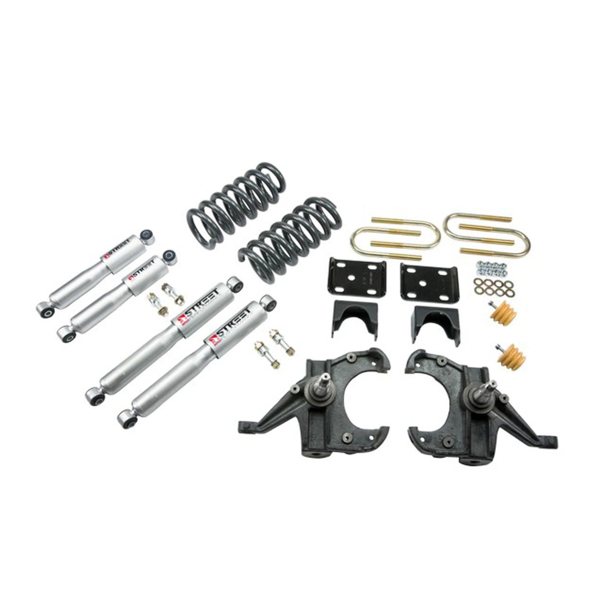 Belltech Lowering Kit w/Street Performance Shocks (4" Front / 6" Rear Drop) for 1973-1984 GMC Jimmy 1" Rotor RWD