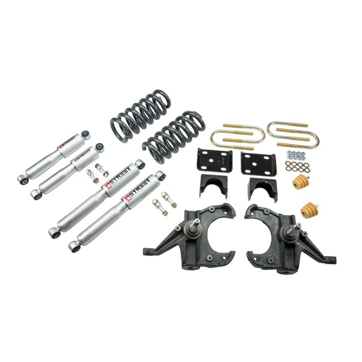Belltech Lowering Kit w/Street Performance Shocks (4" Front / 6" Rear Drop) for 1973-1974 Chevrolet Blazer 1-1/4" Rotor RWD