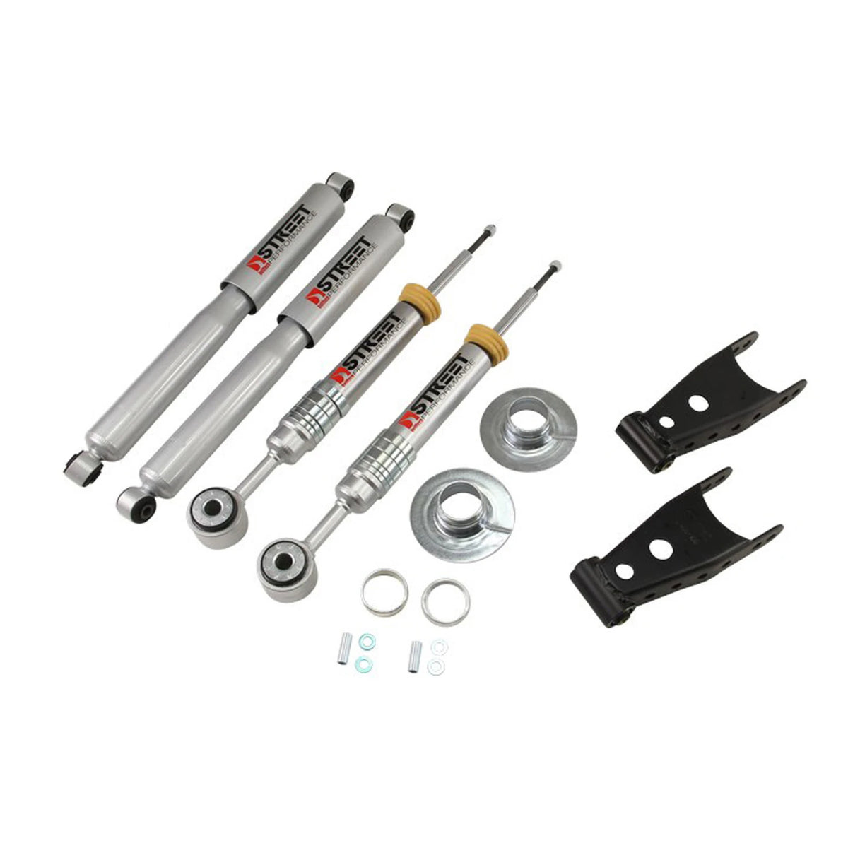 Belltech Lowering Kit w/Street Performance Shocks (+2" to -2" Front / 2" Rear Drop) for 2009-2013 Ford F-150 4WD
