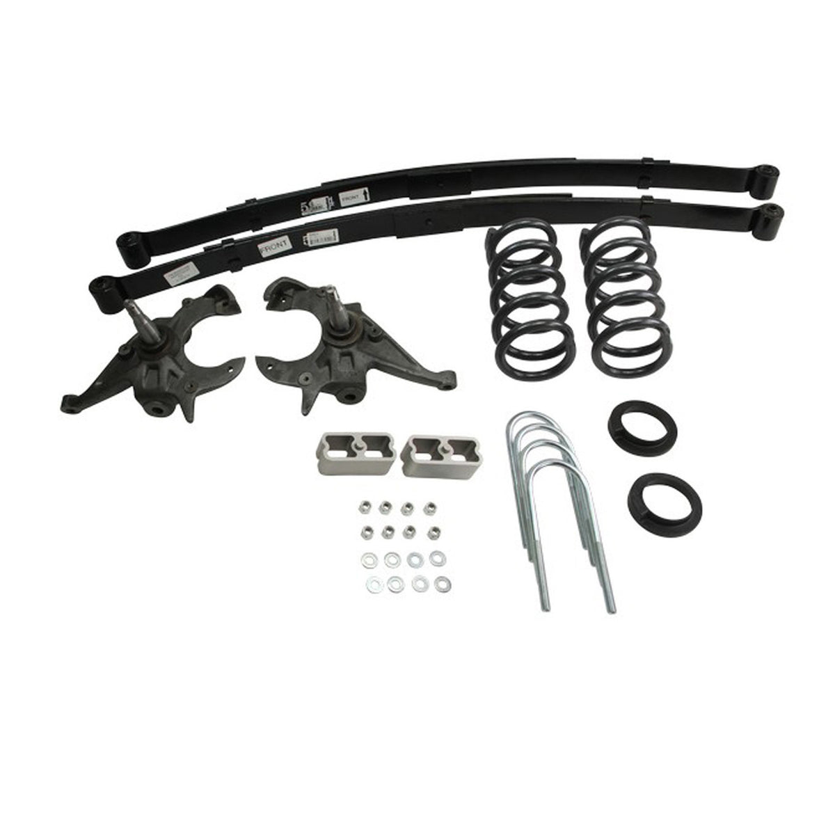 Belltech Lowering Kit w/o Shocks (4-5" Front / 5" Rear Drop) for 1994-2003 Chevrolet S10 Standard Cab 6-Cyl RWD