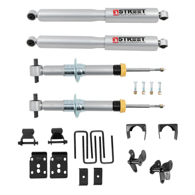 Belltech Lowering Kit w/Street Performance Struts/Shocks (1-3.5" Front / 5.5" Rear Drop) for 2021-2026 Ford F-150 4WD