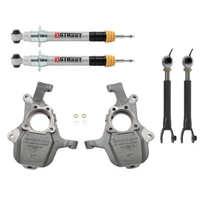 Belltech Lowering Kit w/Street Performance Struts (2" Front / 1-3.5" Rear Drop) for 2021-2024 GMC Yukon XL RWD/4WD w/o Magnetic Ride
