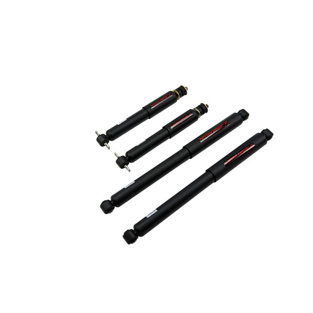 Belltech Nitro Drop 2 Shock Set (0" Front / 0-2" Rear Drop) for 2002-2008 Dodge Ram 1500 Standard Cab/Crew Cab RWD