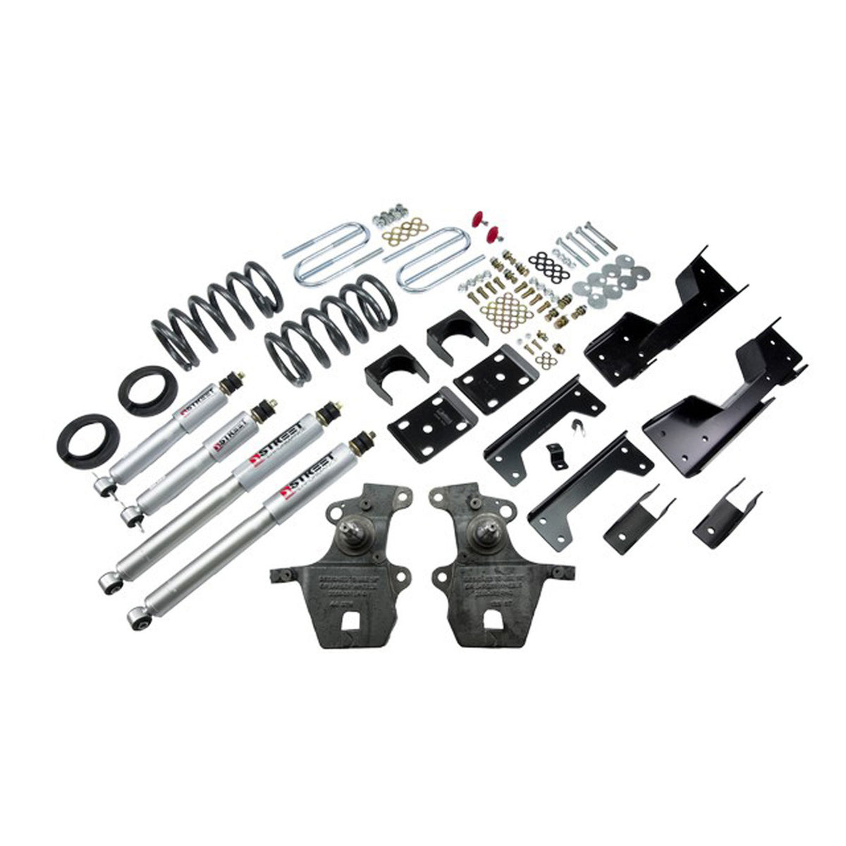 Belltech Lowering Kit w/Street Performance Shocks (4-5" Front / 6" Rear Drop) for 2001-2003 Ford F-150 Crew Cab V8 RWD