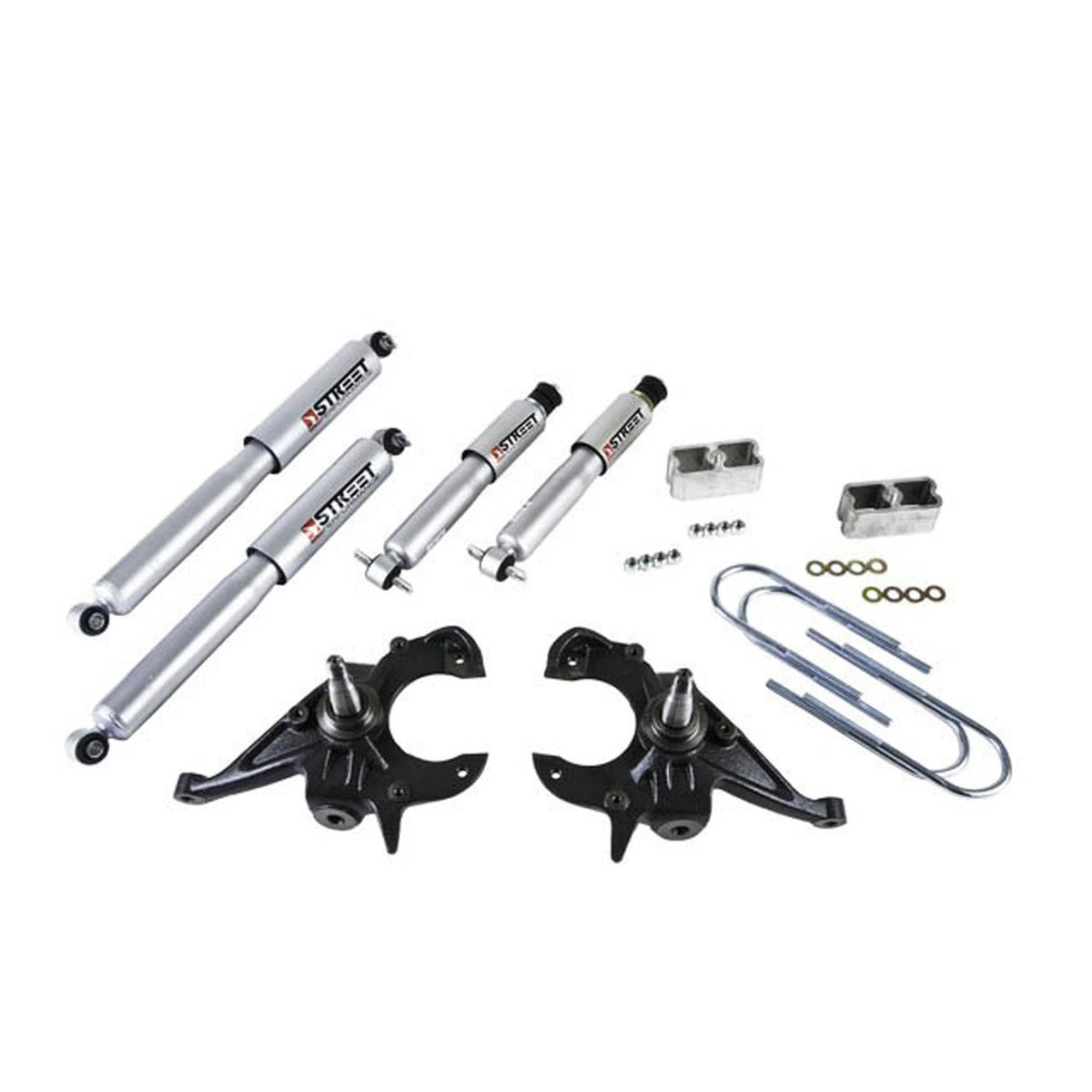Belltech Lowering Kit w/Street Performance Shocks (2" Rear Drop) for 1996-2000 Isuzu Hombre 4-Cyl/6-Cyl RWD