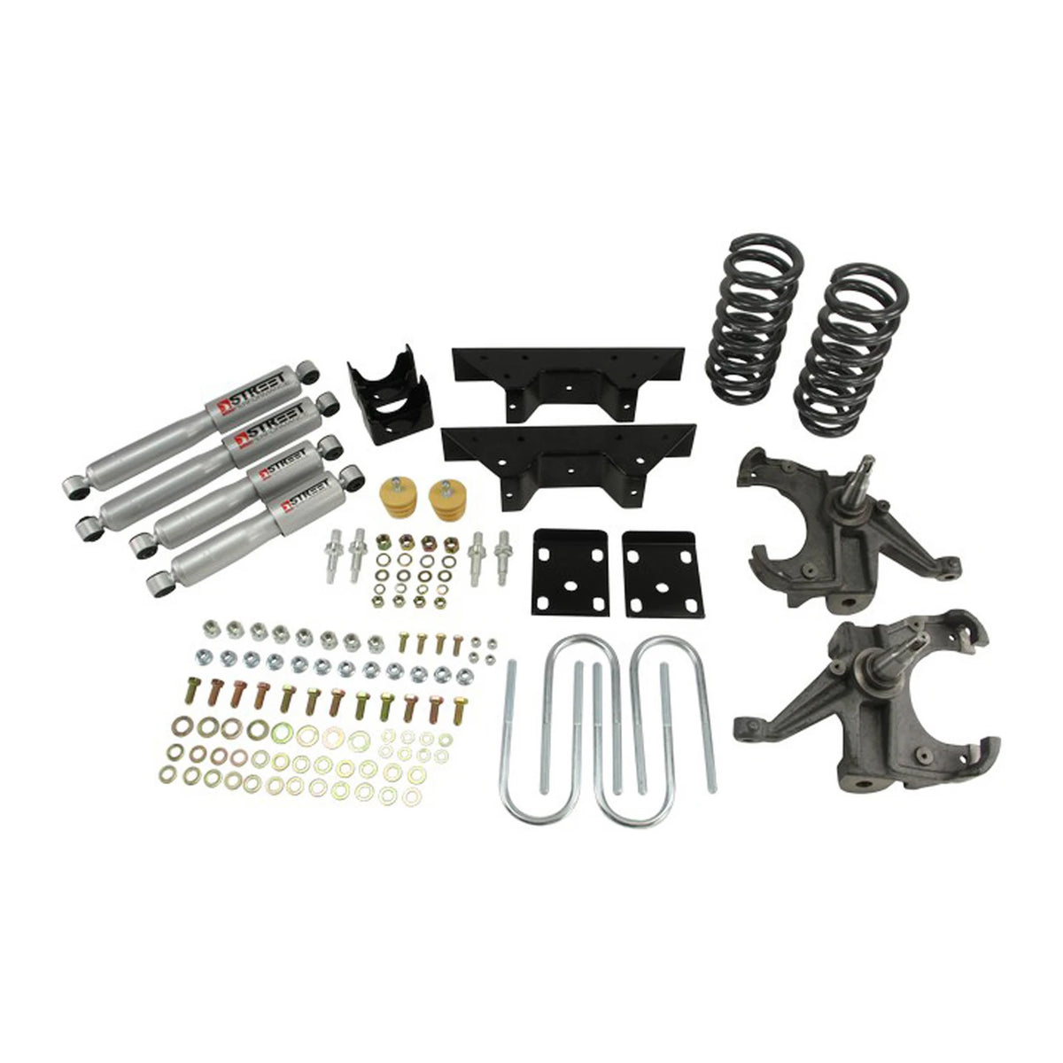 Belltech Lowering Kit w/Street Performance Shocks (4" Front / 6" Rear Drop) for 1979-1986 GMC C1500 1-1/4" Rotor RWD